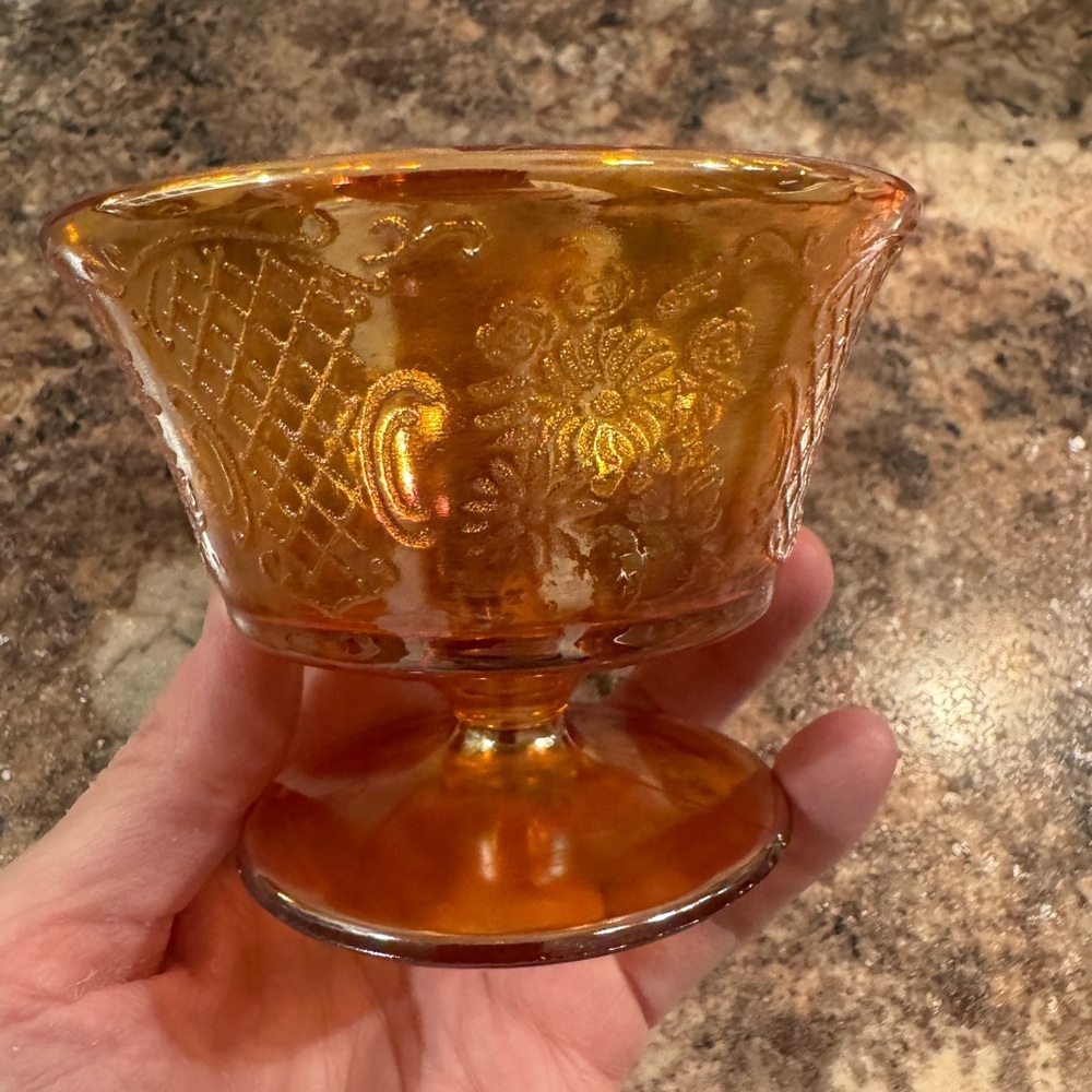 Federal Glass Company Normandie pattern footed sherbet cup